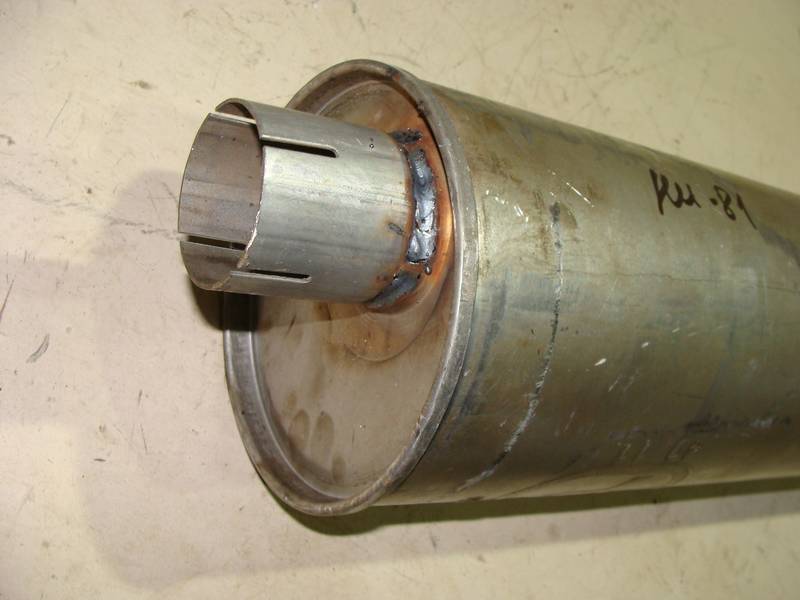Глушитель Газель Соболь 40.11 (смещ. Трубы 60мм) POLMO! Польша Алюминизированный (пр-во POLMOSTROW) ПД 76987 - фото №3