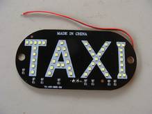 Фонарь Такси TAXI диодный! На присосках (на стекло) (Есть 4 цвета: белый, зеленый, красный, синий) Габариты: