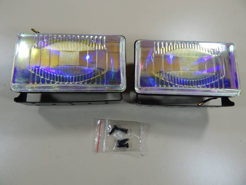 Фара противотуманная УНИВЕРСАЛЬНАЯ (2шт) HALOGEN 150х85мм с защитой, хамелеон (крепиться с помощью кронштейна - фото №5