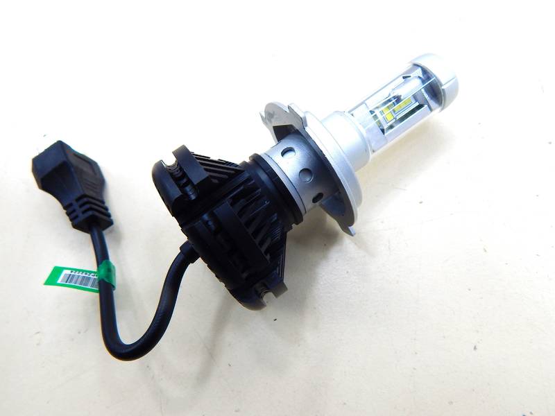 Светодиодные LED лампы H4 6000K 6000LM 50W (9, 12-24V) (2шт с фильтрами) САМЫЕ МОЩНЫЕ! (пр-во HEADLIGHT X3) ТМ - фото №7