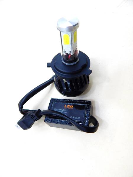 Светодиодные лампы LED H4 G5 2шт (ближний, дальний) 6000K (40w/4000lm) (пр-во LED LIGHT) ТМ - фото №3