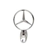 Эмблема прицел на капот MERCEDES ХРОМ сплав на скотче (значок, логотип) (пр-во Завод) CH ПД 159999