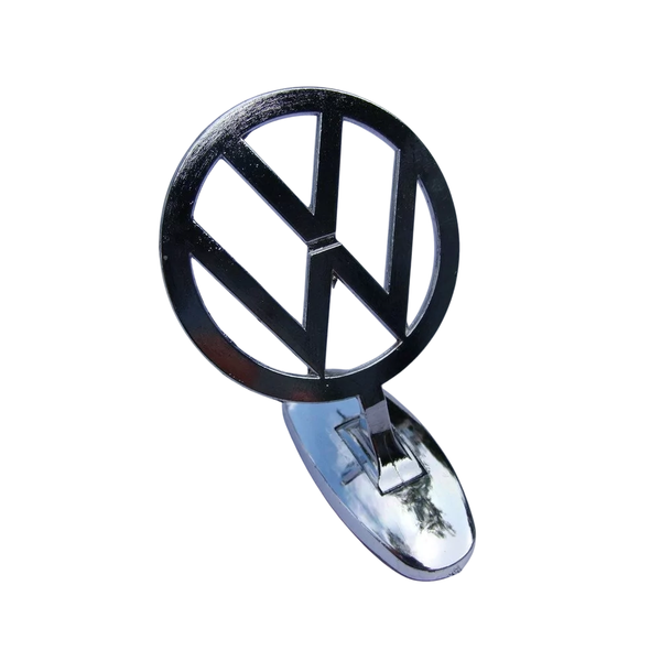 Эмблема прицел на капот VOLKSWAGEN ХРОМ сплав на скотче (значок, логотип, шильдик) (пр-во Завод) CH - фото №2