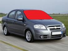 Стекло лобовое CHEVROLET AVEO 3 2006-11г. место под зеркало без полосы (пр-во SAFE GLASS) ГС 104089