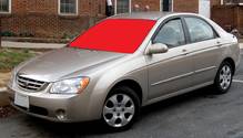 Стекло лобовое KIA CERATO 2003-09г. полоса (1424*908) (пр-во FUYAO) ГС 103298 (предоплата 300 грн)