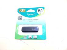 Флешка USB 3.0 64Gb Black (БЫСТРАЯ) (пр-во Apacer) ПД 191271