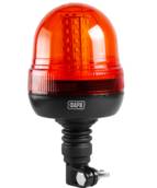 Маячок LED проблесковый 12, 24В, (127х240мм), 60 LED диодов, крепление на штырь (ТЕХ)