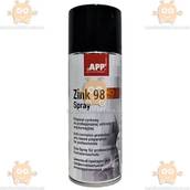 Краска (цинк) Zink 98 для антикоррозионной защиты железа и стали (спрей) 400мл (пр-во APP Польша) ПД 302957