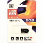 Флешка USB 2.0 8Gb mini Scorpio black (флеш-память, накопитель) (пр-во Mibrand Тайвань) ПД 256799