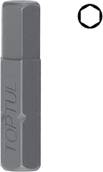 Бита 1/4" шестигранная HEX 8мм х 25мм
