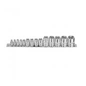 Набор головок TORX 1/4", 3/8", 1/2" 14шт, Е4-Е24 CrV (планка)