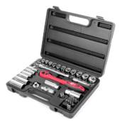 Набор головок 1/2",1/4" 72шт с битами PROFI