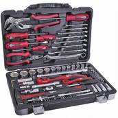 Набор головок 1/2",1/4" 78шт с битами, ключами PROFI
