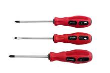 Набор отверток 3шт магнитные CrV Intertool