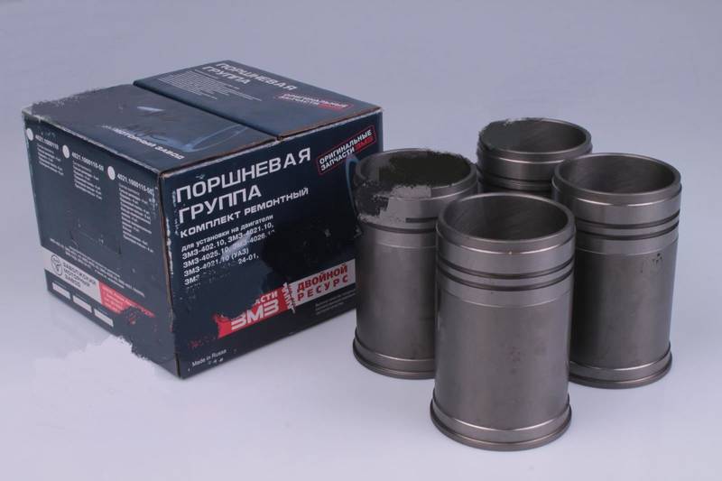 Гильза блока цилиндра Волга 2410, 31029 ЗМЗ 402 (4шт) под резиновое уплотнительное кольцо (ЗМЗ) М 3816343 - фото