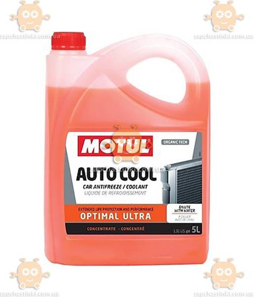 Охлаждающая жидкость G12+ Auto Cool Optimal Ultra концентрат ОРАНЖЕВЫЙ 5л (антифриз) (пр-во Франция) З 215233 - фото