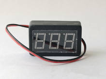 Вольтметр с проводом 6-12-24 V (3 знака) (пр-во Зоря Украина) З 217633
