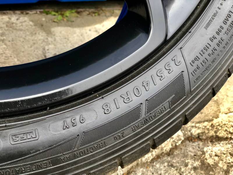Диск колесный R18 MERCEDES в сборе с шиной Sport Maxx GT (Б.У) Цена за 1шт (пр-во Германия) ВС Предоплата - фото №3