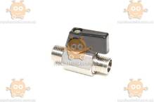 Кран шаровой РЕЗЬБОВОЙ 1/4х1/4 наружная резьба (пр-во RIDER Венгрия) О 351280406