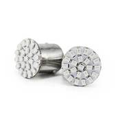 Лампы LED цокольные 22 диода красные BA15S, 12V, 21W, 88lm (габаритов) (пр-во Balaton) З 275933