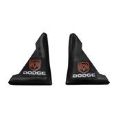 Защита углов двери DODGE 2шт черные усиленные 45х58х47мм РЕЗИНА (на скотче) (пр-во Завод) CH