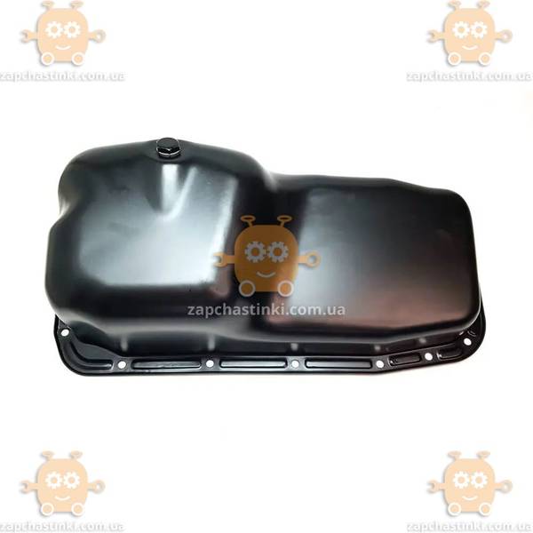 Картер масляный двигателя DAEWOO LANOS, NEXIA с пробкой СТАЛЬ (RIDER) ОА 56101262215 ПИР 66410 З 250063 - фото