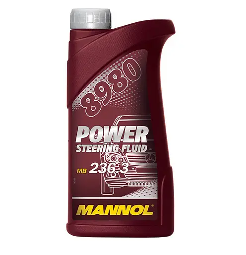 Масло трансмиссионное Power Steering Fluid гидравлика 0,5л (пр-во Mannol Германия) ФЮ 302/1 - фото