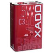 Масло моторное 5W-40 4л RED BOOST C3 (пр-во XADO Украина) ПИР 74926
