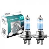 Лампы галогенные H-7 12V 55W MAX POWER + 100% (2шт) (пр-во BREVIA Корея) ПИР 75237