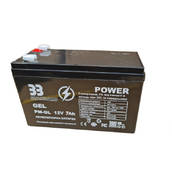 Аккумулятор гелевый PM-GEL 12V 7A 33 Power (для мото техники) (33 STANDART Польша) З 355193