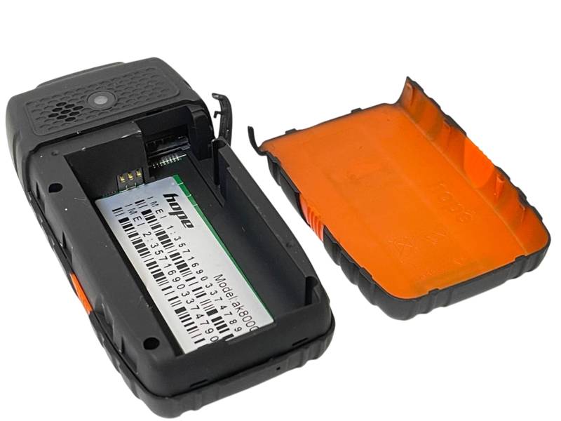 Противоударный телефон HOPE AK8000 2 сим с функцией PowerBank (+2 кабеля) БЕЗ БАТАРЕИ и Блочка (HOPE) ВС - фото №6