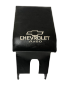 Подлокотник в салон CHEVROLET AVEO с вышивкой ЧЕРНЫЙ кожзам (бар) (пр-во Завод) ВС ПД 151047