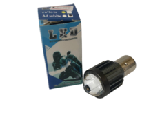 Лампа светодиодная LED H6 BA20D (12В, 2000Лм, 6000К) для мотоциклов, скутеров 1ШТ (пр-во Тайвань) ВСМ