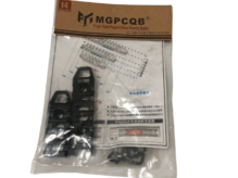 Планка Пикатинни 11 секций (15см) на M-LOK, KeyMod, QD разъем, антабки АЛЮМИНИЙ 2 СОРТ (пр-во MGPCQB) ВС7