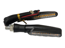 Указатели поворота LED мотоцикл, скутер (динамические, бегающие) 2ШТ (пр-во Тайвань) ВСМ7