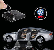 Проектор-подсветка дверей с логотипом VOLKSWAGEN GTI Цена за 1шт (с магнитом, на скотче) (пр-во Завод) CH