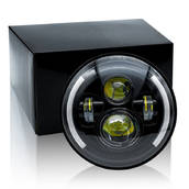 Фара LED ВАЗ 2101, 2121, ГАЗ, КАМАЗ, УАЗ, иномарки 7" (d=178мм) 60W (ближний+дальний+ходовые огни) CH