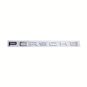 Эмблема надпись Porsche ХРОМ 530х23мм пластик (на скотче) (пр-во Завод) CH
